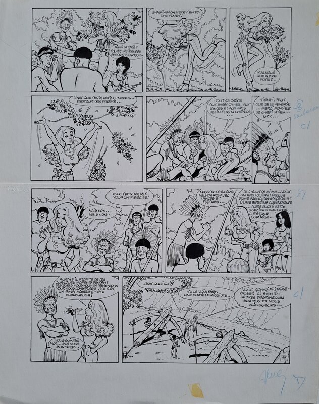 Brelan de dames by Renaud, Jean-Luc Vernal - Comic Strip