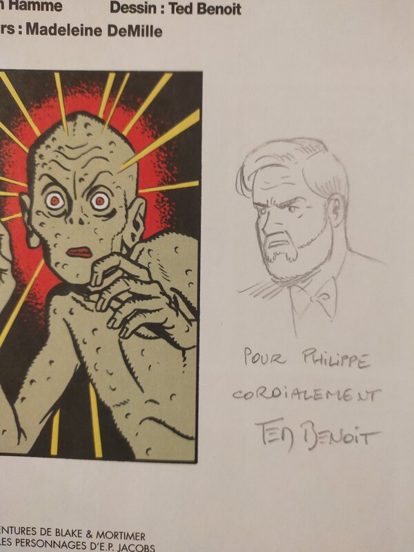 Ted Benoit, Blake et Mortimer, L'étrange rendez vous - Sketch