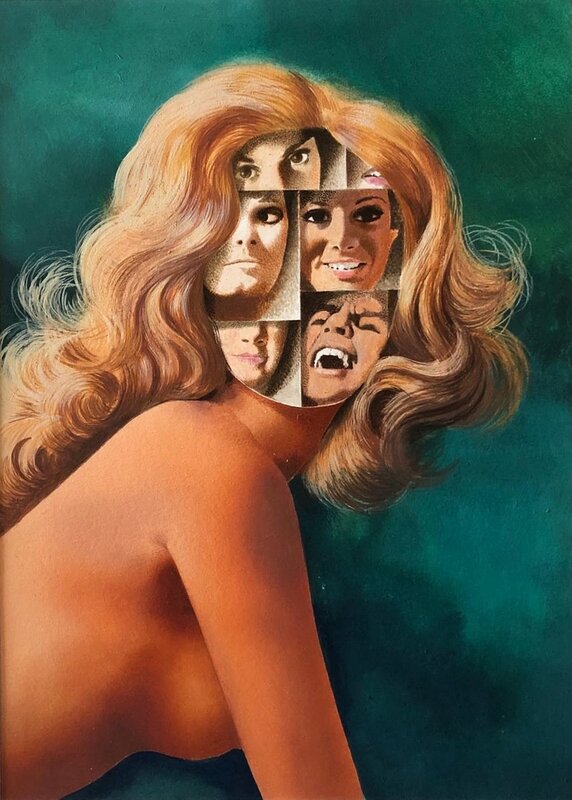 Karel Thole original art - Faces - Original Cover