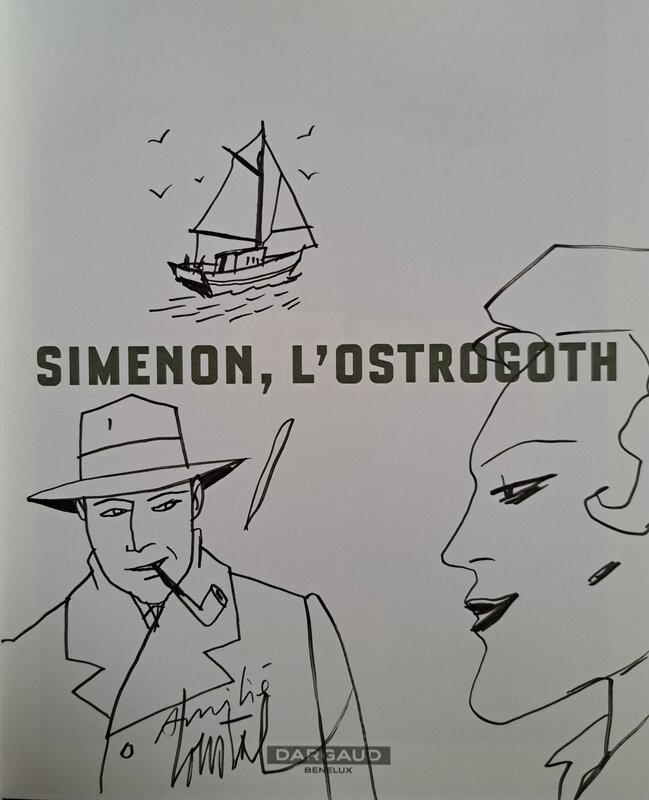 Loustal, Tigy et Georges Simenon - Dédicace