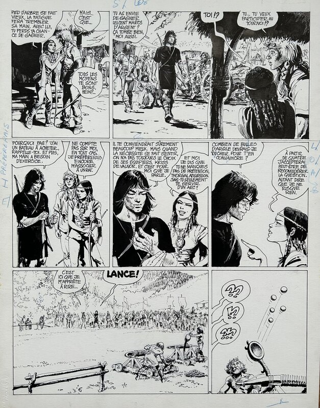 Rosinski - Les Archers - Comic Strip