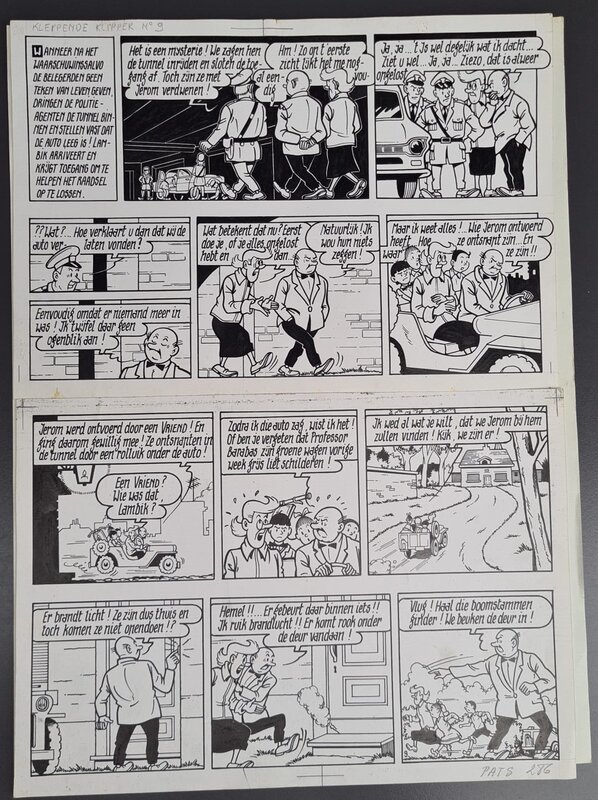 Willy Vandersteen, Eduard De Rop, De kleppende klipper, pagina 9 - Comic Strip