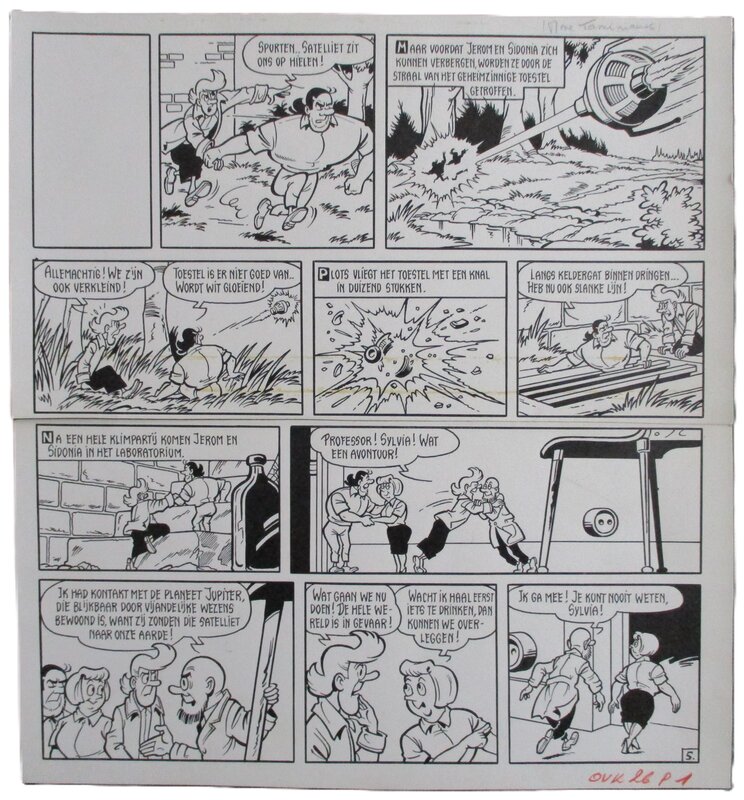 Willy Vandersteen, Eduard De Rop, Jerom de ringen van Jupiter - Comic Strip