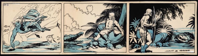 Hans Kresse, Eric de Noorman - V3 - Het Water des Levens -strook 24 - Comic Strip