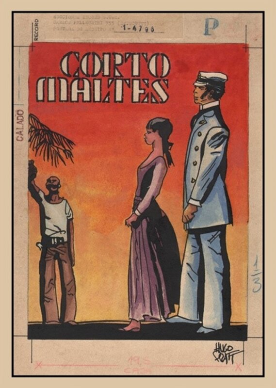 Corto MALTESE par Hugo Pratt - Couverture originale