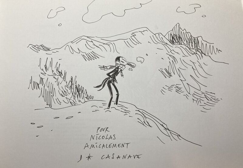 Baudelaire by Daniel Casanave - Sketch