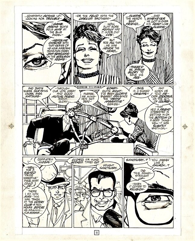 Planche pour Time² par Howard Chaykin - Planche originale