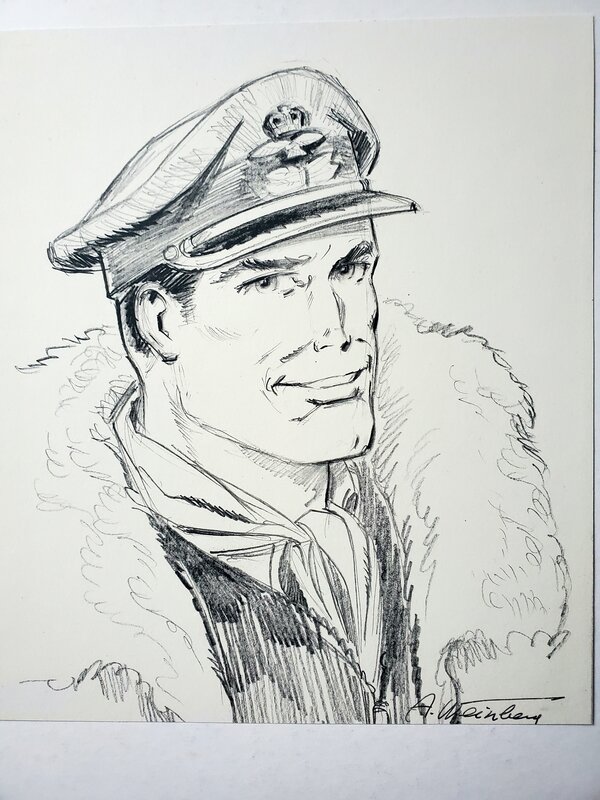 DAN COOPER par Albert Weinberg - Illustration originale