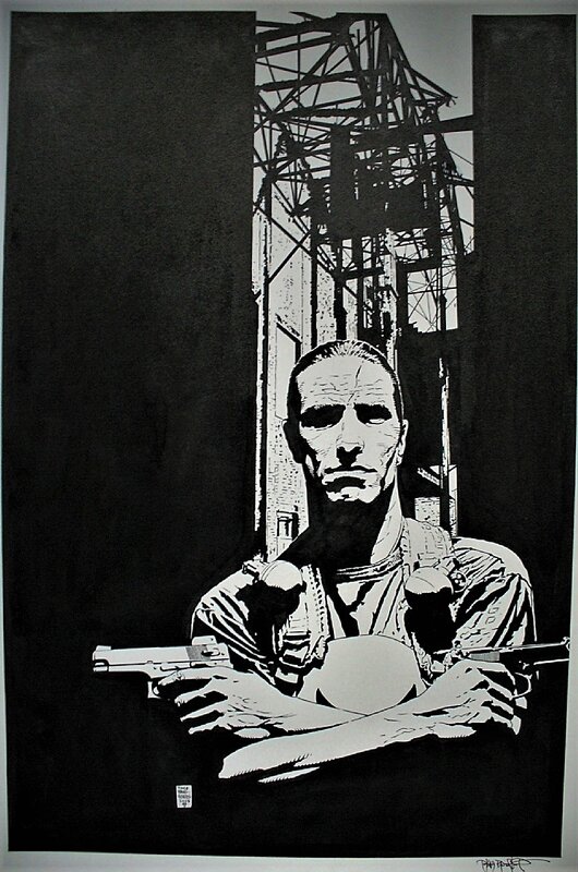 The Punisher by Tim Bradstreet - Original Illustration