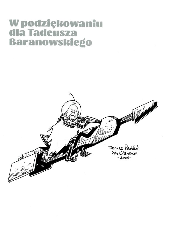 Janusz Pawlak, Dedicace - Aventures du professeur Nerwosolek - Sketch