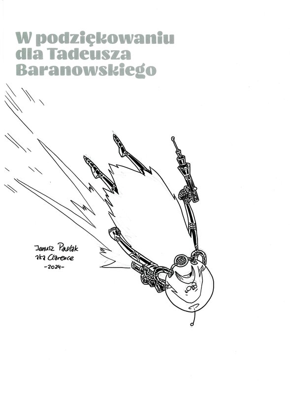 Janusz Pawlak, Dedicace - Aventures du professeur Nerwosolek - Sketch