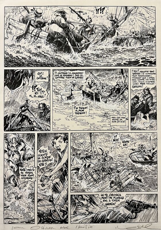 Peter Pan tome 3 Tempête - Loisel- planche 31 - Planche originale