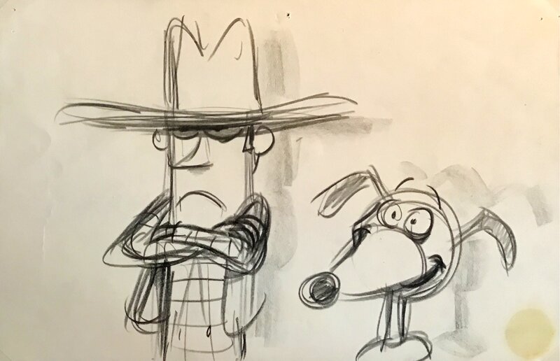 PIXAR DISNEY, Joe Ranfy, Storyboard TOY STORY - Comic Strip