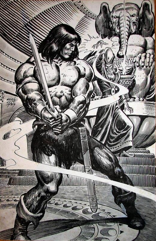Ernie Chan, Savage Sword of Conan - Illustration originale