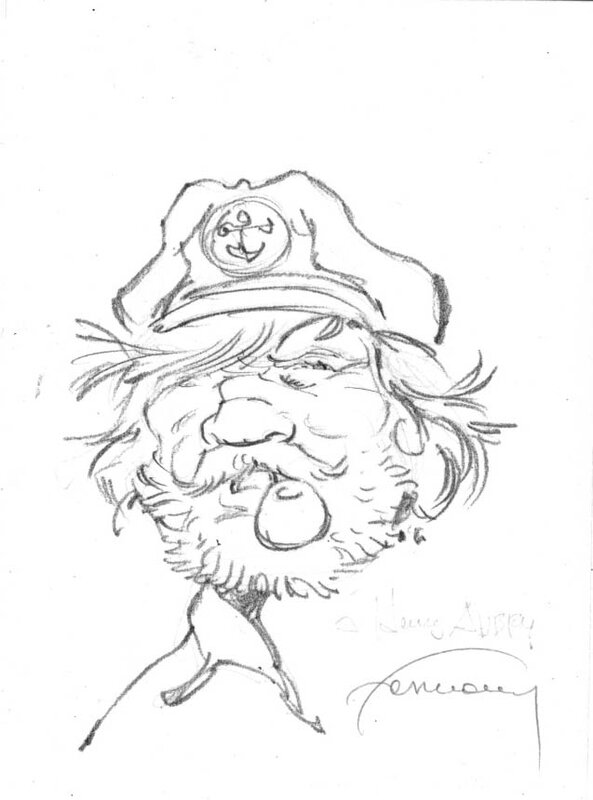 For sale - Barney Jordan by Hermann - Sketch