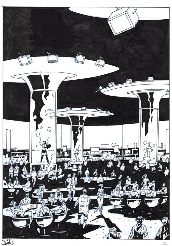 Bones -  Blood Moon p 66 - Planche originale