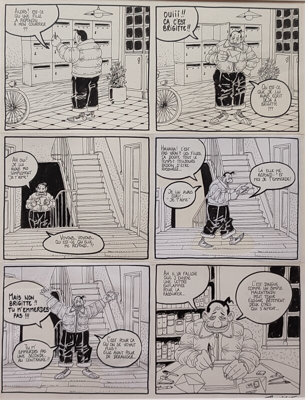 Didier Tronchet, Jean Claude Tergal et Brigitte - Comic Strip