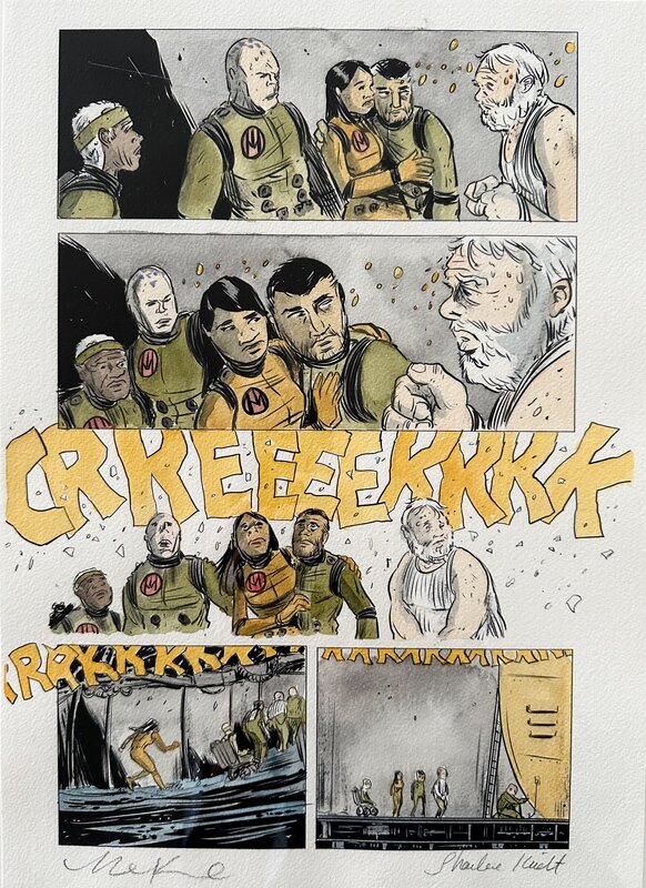 Dept. H par Matt Kindt, Sharlene Kindt - Planche originale