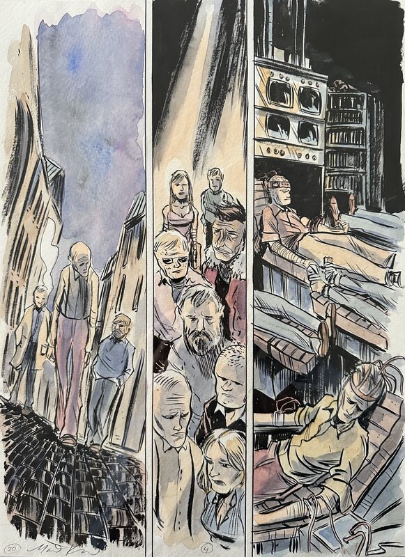 Mind MGMT par Matt Kindt - Planche originale