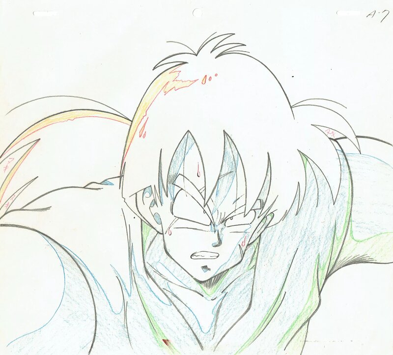 For sale - Akira Toriyama, Toei Animation, Dragon Ball - Yamcha - Original art
