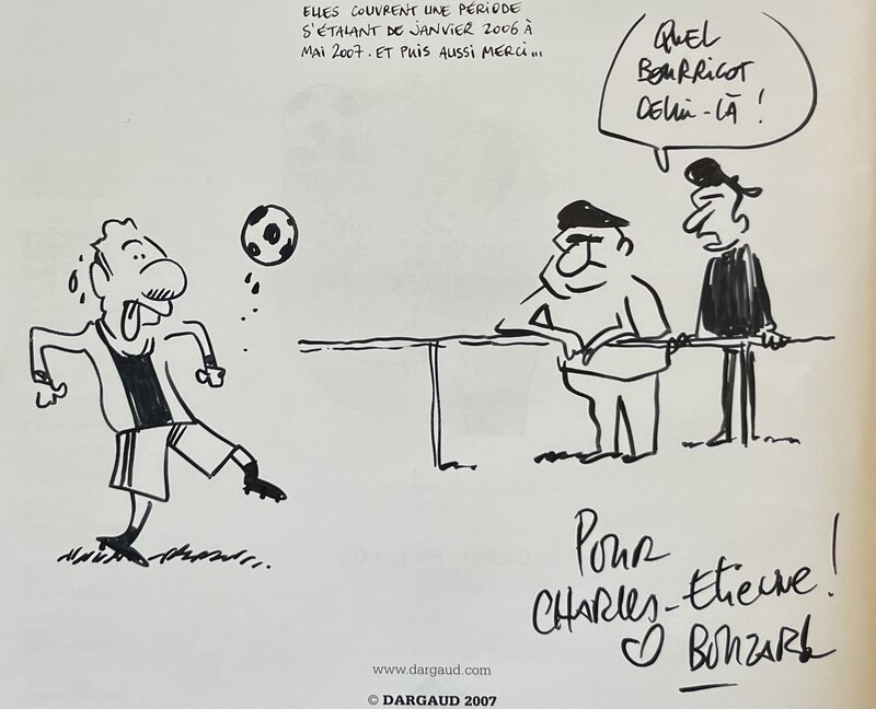 Football Football par Guillaume Bouzard - Dédicace