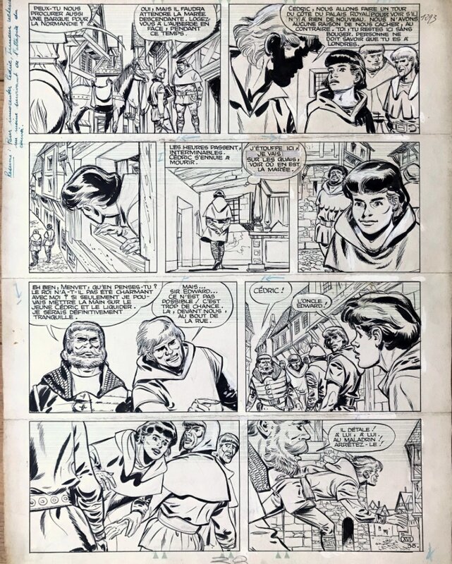 Les Timour par Sirius - Planche originale
