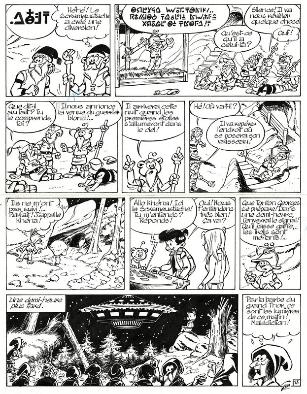 Gos, Le Scrameustache, Le Secret des Trolls - Comic Strip
