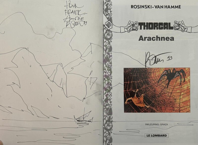 Thorgal par Grzegorz Rosinski - Dédicace