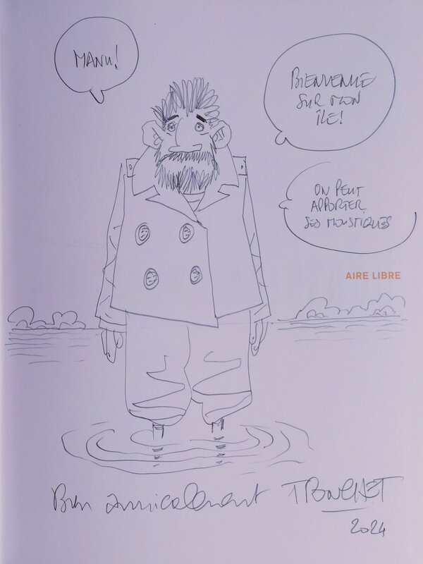 Tronchet, Le chanteur perdu 2024Mar10 - Dédicace