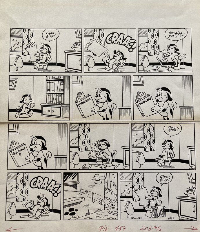 1978 - Pifou par Roger Mas - Planche originale