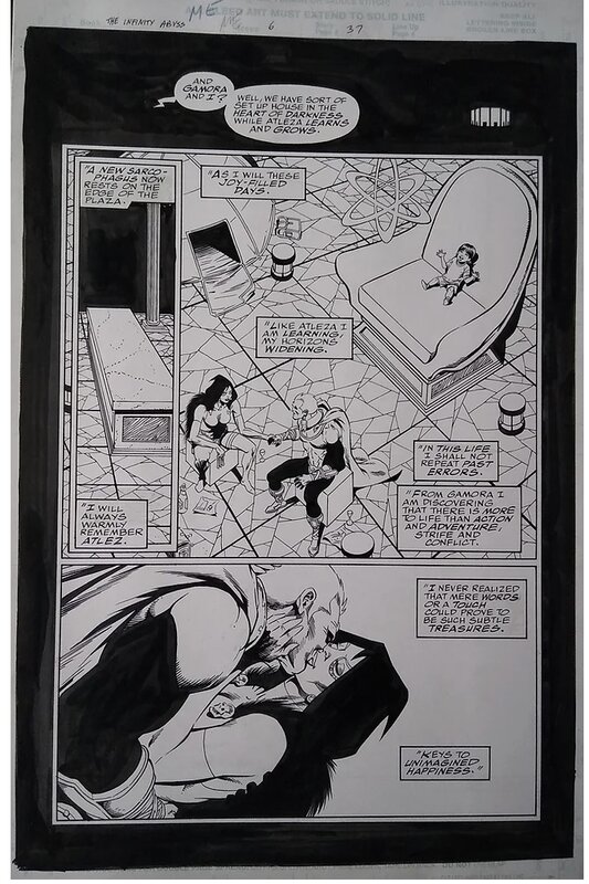 Jim Starlin, Al Milgrom, The infinity Abyss 6 page 37 - Comic Strip