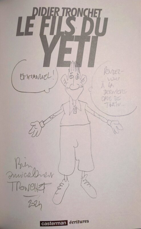 Tronchet, Le fils du yéti 2024Mar10 - Sketch