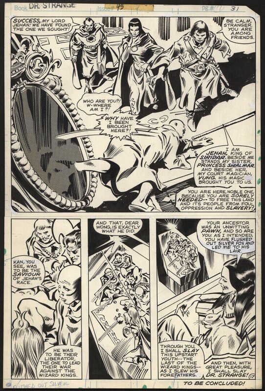 Gene Colan, Dan Green, Doctor Strange # 43 (Vol 2) page 31 (1980) Par Gene Colan et Dan Green - Planche originale