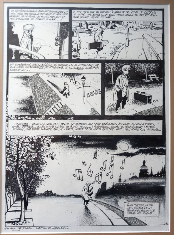 Le Gall - Planche Valry Bonpain - Comic Strip