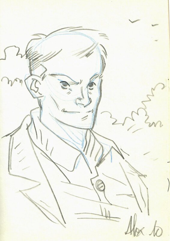 Tranquille Courage par Alex Tefenkgi - Dédicace