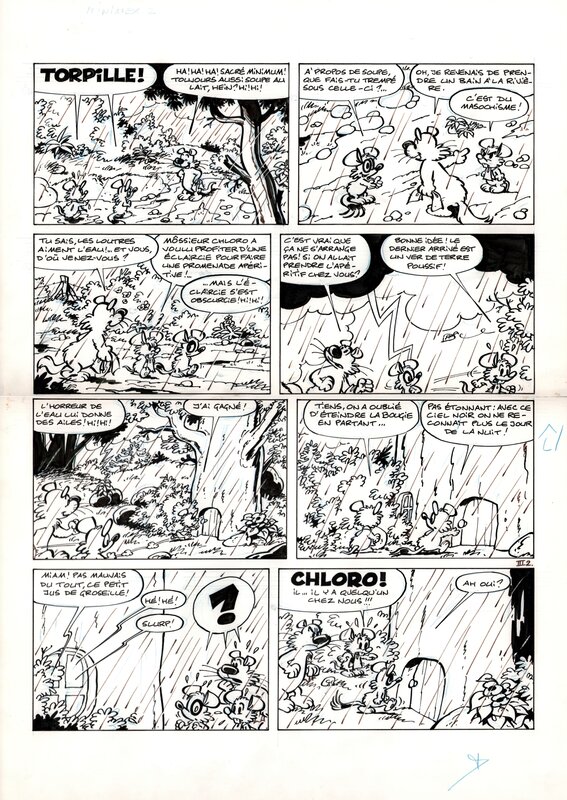 Walli, Chlorophylle (Tome 14) - Le combat des mages, planche 34 - Planche originale