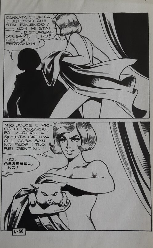 Magnus, Max Bunker, « La nuit des chauves-souris » - Jézabel 4 / Gesebel 4 – page 50. - Comic Strip
