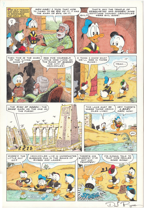 Don Rosa, The crocodile collector - Planche originale