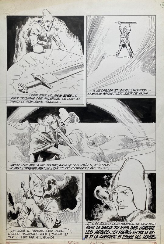 Eduardo Coelho, 1977 - Erik le Rouge - Comic Strip