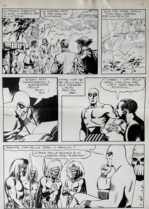 Mario Pedrazzi, Le Fantôme du Bengale - Planche originale