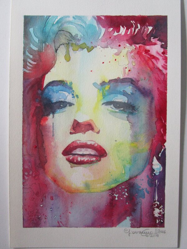 Marilyn Monroe by Casotto Giovanna - Original Illustration