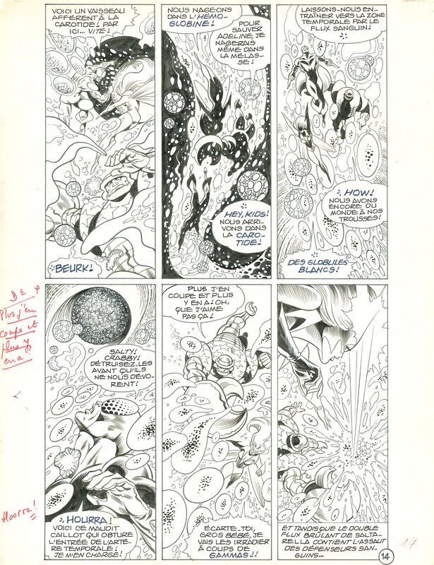 Jean-Yves Mitton, Mikros - Outre-Monde - Planche originale