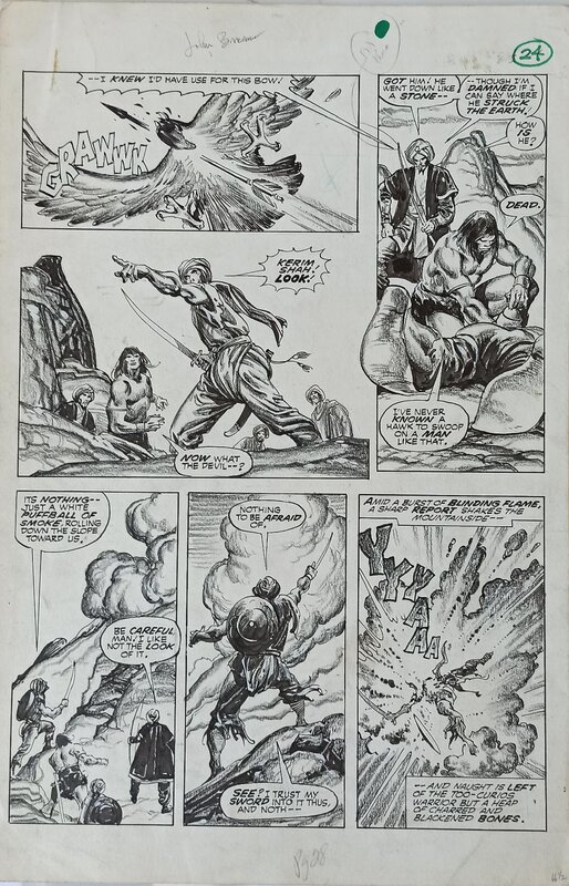 John Buscema, Alfredo Alcalá, Savage Sword Of Conan # 18 page 28 par John Buscema et Alfredo Alcala (1977) - Comic Strip