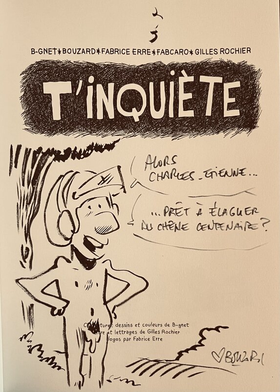 T’inquiète by Guillaume Bouzard - Sketch