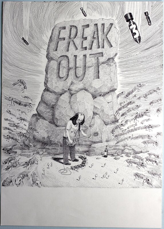 Freak Out by Ivan Brun - Original Illustration