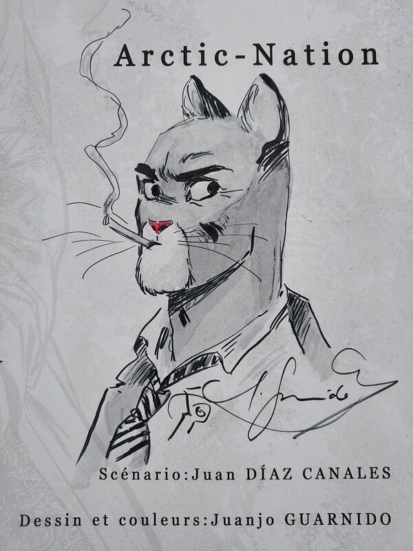 Juanjo Guarnido, Blacksad TT Arctic-Nation - Sketch