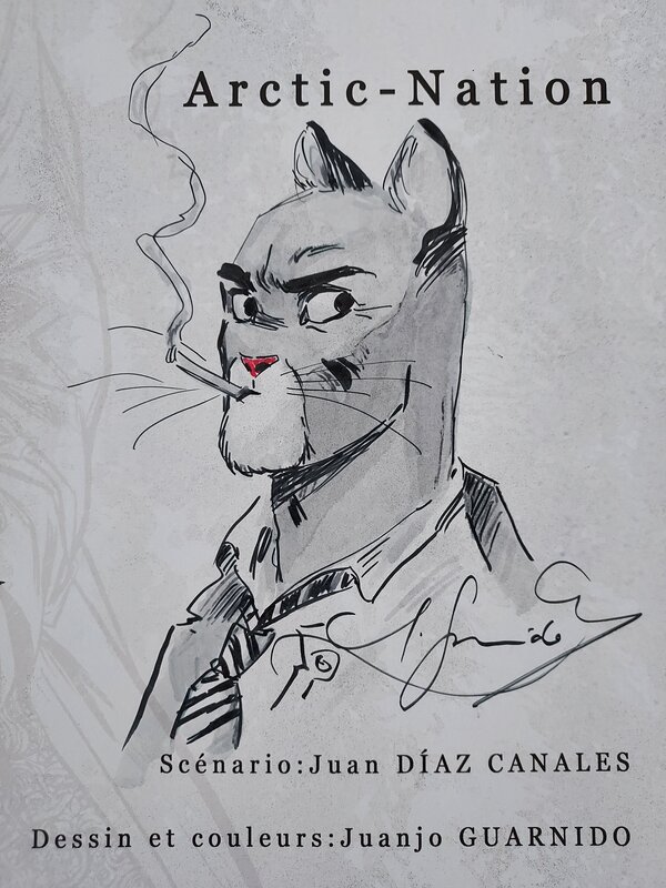 Juanjo Guarnido, Blacksad TT Arctic-Nation - Dédicace