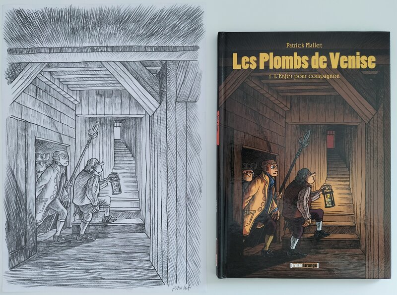 Patrick Mallet, Les Plombs de Venise - couverture du tome 1 - Original Cover