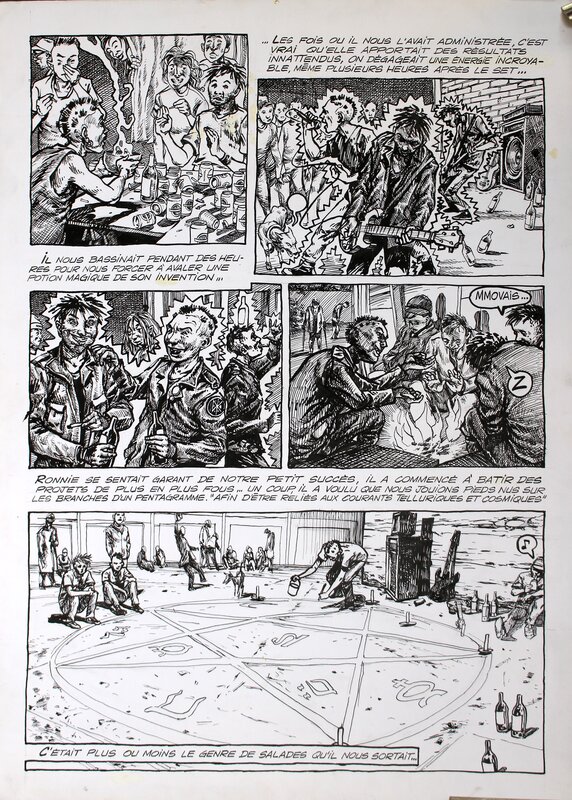 Ivan Brun, Rémy Bordelet, La Malédiction Du Rock'n'Roll page 3 - Planche originale