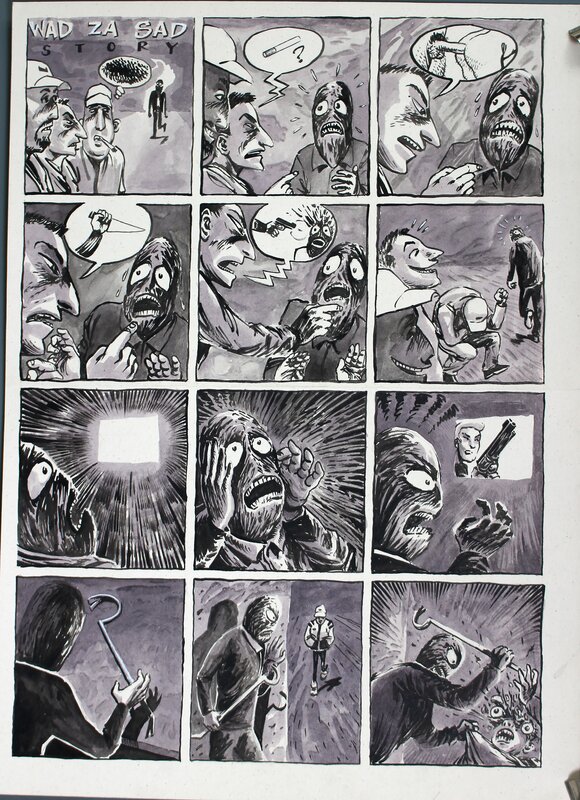 Ivan Brun, Lowlife - Wad Za Sad Story - Comic Strip